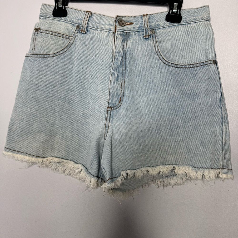 Vintage Match high rise jeans shorts